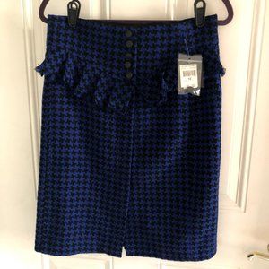Unique Tweed High Waist Pencil Skirt BNWT